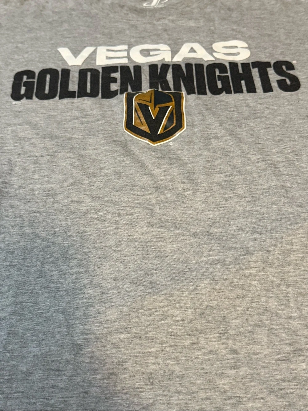 Vegas Golden Knights short sleeve Gray Logo T-Shirt - Picture 2 of 6